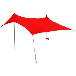 HAPPYSHOPPING Auvent Beach Lycra 210*170*150cm, Rouge - Rouge -Tente de réception Soldes 35130223 5