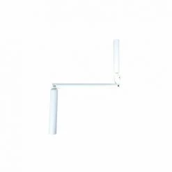 AFBAT Poignée Manivelle Acier Laqué, H.415 X L.20 X P.20 Mm