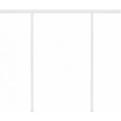 ASUPERMALL Auvent Manuel Retractable Avec LED 3x2,5 M Anthracite -Tente de réception Soldes 35499661 5