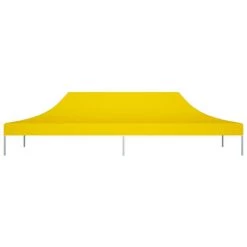 ASUPERMALL Toit De Tente De Reception 6x3 M Jaune 270 G/m² -Tente de réception Soldes 35499856 3