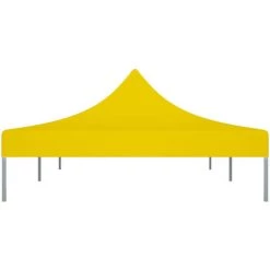 ASUPERMALL Toit De Tente De Reception 6x3 M Jaune 270 G/m² -Tente de réception Soldes 35499856 4