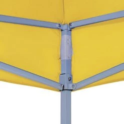 ASUPERMALL Toit De Tente De Reception 6x3 M Jaune 270 G/m² -Tente de réception Soldes 35499856 5