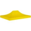 ASUPERMALL Toit De Tente De Reception 4,5x3 M Jaune 270 G/m² -Tente de réception Soldes 35499858 1