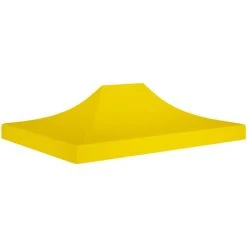 ASUPERMALL Toit De Tente De Reception 4,5x3 M Jaune 270 G/m²