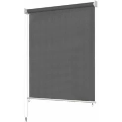 ASUPERMALL Store Roulant D'exterieur 100 X 140 Cm Anthracite