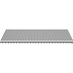 VidaXL Tissu De Remplacement Pour Auvent Anthracite Et Blanc 6x3 M - Anthracite -Tente de réception Soldes 35814106 3