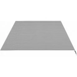 VidaXL Tissu De Remplacement Pour Auvent Anthracite Et Blanc 6x3 M - Anthracite -Tente de réception Soldes 35814106 4
