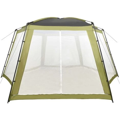 VidaXL Tente De Piscine Tissu 660x580x250 Cm Vert 4 VidaXL Tente De Piscine Tissu 660x580x250 Cm Vert – Image 2