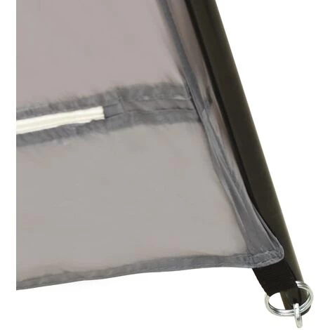 VidaXL Tente De Piscine Tissu 500x433x250 Cm Gris 6 VidaXL Tente De Piscine Tissu 500x433x250 Cm Gris - Image 4