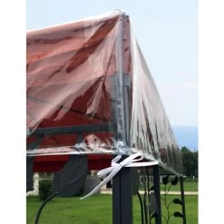 Quick-Star Gazebo Housse De Protection Pour Pavillon 2 X 3 M Protection étanche Et Transparente Contre Les Intempéries -Tente de réception Soldes 35911932 3