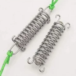 TRIOMPHE 10 Pièces Boucle à Ressort De Tente,Fermoir à Ressort En Acier Inoxydable, Kit De Fixation De Voile Solaire,Fixations D'ombrage De Voile, Utilisé Pour Les Accessoires De Camping En Plein Air -Tente de réception Soldes 36243890 5