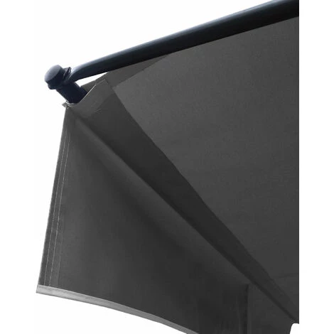 HAPPY GARDEN Store Banne Pour Balcon CHENE 2 × 1,2m - Toile Grise Et Structure Grise - Gris 7 HAPPY GARDEN Store Banne Pour Balcon CHENE 2 × 1,2m - Toile Grise Et Structure Grise - Gris – Image 5