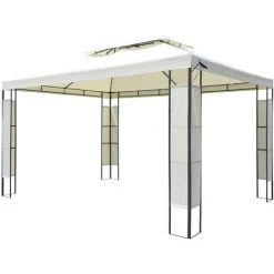 Tonnelle 4x3 2,7H Beige LED BREEZE Très Stable Imperméable, 100% Acier Thermolaqué - Tonnelle De Jardin 3x4m - Pavillon BREEZE De BRAST 10 Tonnelle 4x3 2,7H Beige LED BREEZE Très Stable Imperméable, 100% Acier Thermolaqué - Tonnelle De Jardin 3x4m - Pavillon BREEZE De BRAST -Tente de réception Soldes 36407561 4