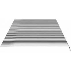 ASUPERMALL Tissu De Remplacement Pour Auvent Anthracite Et Blanc 6x3 M 10 ASUPERMALL Tissu De Remplacement Pour Auvent Anthracite Et Blanc 6x3 M -Tente de réception Soldes 36747074 4