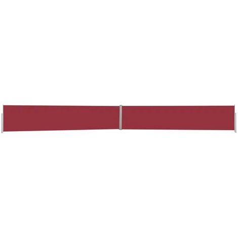 ASUPERMALL Auvent Lateral Retractable De Patio 170x1200 Cm Rouge 3 ASUPERMALL Auvent Lateral Retractable De Patio 170x1200 Cm Rouge