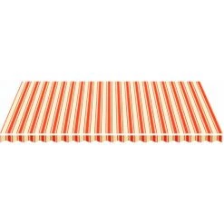 VidaXL Tissu De Remplacement Pour Auvent Jaune Et Orange 5x3,5 M - Jaune -Tente de réception Soldes 37035272 3
