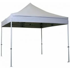 ASUPERMALL Bache De Toit 3X3M Polyester 300G/M², Gris Clair - Gris Clair