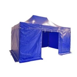 INTEROUGE Baches Laterales 3X4,5M 3 Pleins + 1 Porte Pvc 520G/M², Bleu - Bleu 5 INTEROUGE Baches Laterales 3X4,5M 3 Pleins + 1 Porte Pvc 520G/M², Bleu - Bleu -Tente de réception Soldes 37235433 2