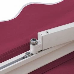 HELLOSHOP26 Store Banne Rétractable 3 X 2,5 M Avec Tissu Résistant Aux Uv Et à L'eau Cadre En Aluminium Pour Terrasse Balcon Vin Rouge - Or 11 HELLOSHOP26 Store Banne Rétractable 3 X 2,5 M Avec Tissu Résistant Aux Uv Et à L'eau Cadre En Aluminium Pour Terrasse Balcon Vin Rouge - Or -Tente de réception Soldes 37250620 5