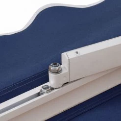 HELLOSHOP26 Store Banne Rétractable 3 X 2,5 M Avec Tissu Résistant Aux UV Et à L'eau Cadre En Aluminium Pour Terrasse Balcon Bleu Foncé - Bleu -Tente de réception Soldes 37250748 4