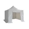 INTEROUGE Bâches Latérales 2x2m 3 Pleins + 1 Porte PVC 520g/m², Blanc, Sans Cadre -Tente de réception Soldes 37954315 1