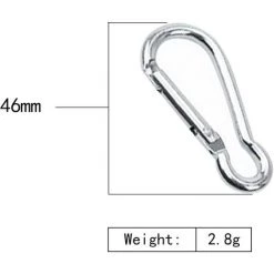 ECHOO Clip De Bâche, Tente Pince Bâche, Mousqueton, Corde élastique, Pour Bâche, Camping, Auvents, La Couverture De Voiture, Lot De 10 (20Pcs) -Tente de réception Soldes 37995114 3