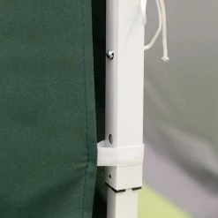 INTEROUGE Baches Laterales 3x4,5m 2 Fenetres + 2 Portes Polyester 180g/m² Rouge -Tente de réception Soldes 38055997 2