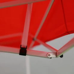 INTEROUGE Tente Pliante ECO 3x4.5m En Polyester 180g/m² Rouge -Tente de réception Soldes 38056217 3