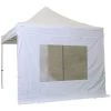 INTEROUGE Cote Bache Avec Fenetre Panoramique 4.5m Polyester 300g/m² Blanc Et Bleu -Tente de réception Soldes 38056545 1