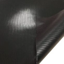 INTEROUGE Cote Bache Avec Fenetre 4,5m PVC 520g/m² Noire