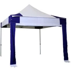 INTEROUGE Cote Entree Avec Fermeture 3m Polyester 300g/m² Blanc Et Bleu