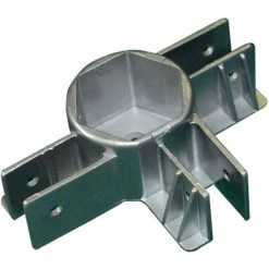 INTEROUGE Jonction Pied Milieu A 3 Entrees Pour Tente ALU50. -Tente de réception Soldes 38060825 2