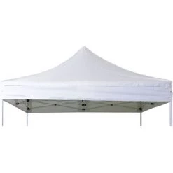 INTEROUGE Toit TP 3x3m Polyester 300g/m² Pellicule PVC Jaune