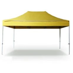 INTEROUGE Toit TP 3x4,5m Polyester 300g/m² Pellicule PVC Jaune