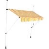 INTEROUGEHOME Auvent Retractable Manuel Pour Fenetre, Terrasse, Balcon, Jardin, Raye Jaune Et Blanc, Largeur: 250cm -Tente de réception Soldes 38061375 1