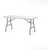 INTEROUGE ZOWN Table Pliante 150cm Polyethylene Pieds Pliants Et Plateau Uni, Coloris Gris Clair. -Tente de réception Soldes 38061402 1
