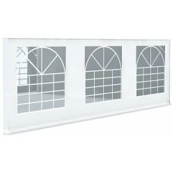 INTEROUGE TR 76mm Baches Laterales Suivantes 4m (2 Pieces) Blanc