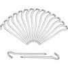 Clous En Aluminium Pour Auvent CampingClous Tente En Aluminium14 PièCes 18 Cm Piquets Tente Crochets Tente MéTal Piquets Aluminium Piquets Pour Sols Durs,IdéAl Pour Jardin,Camping,PêChe Et Tentes GrooFoo