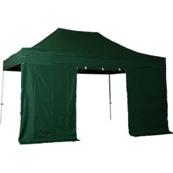 INTEROUGE Cote Entree Avec Fermeture 4.5M Polyester 300G/M², Vert - Vert