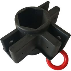 INTEROUGE Bague Coulissante Avec Goupille Pour Pied Milieu Pour Tente ALU40 -Tente de réception Soldes 38705306 2