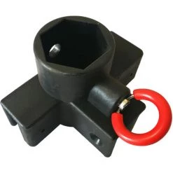 INTEROUGE Bague Coulissante Avec Goupille Pour Pied Milieu Pour Tente ALU40 -Tente de réception Soldes 38705306 3