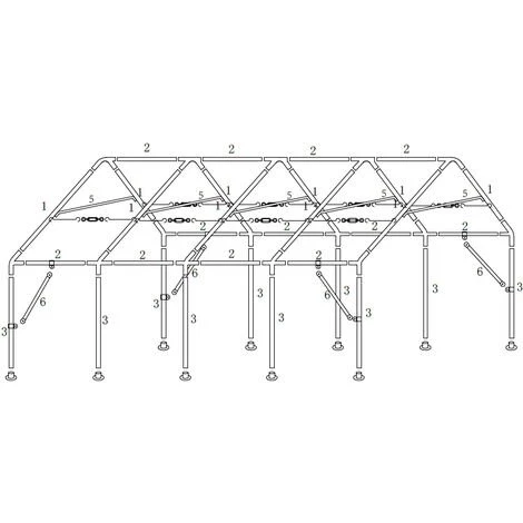 INTEROUGE BARRERENF Porte 5m 38mm Pour Tente De Reception -T 3 INTEROUGE BARRERENF Porte 5m 38mm Pour Tente De Reception -T