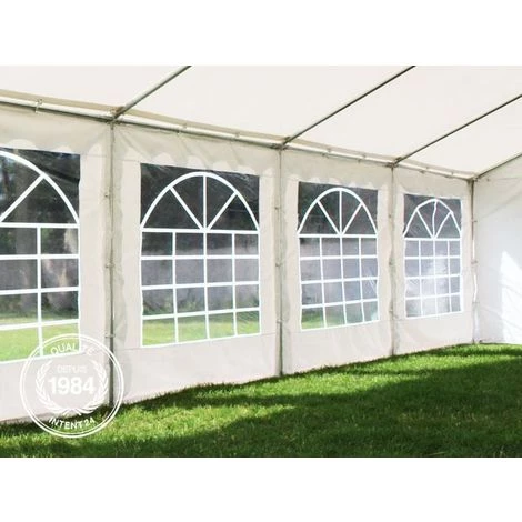 INTENT24.FR 3x2 M Tente De Réception/Barnum Blanc Toile De Haute Qualité Env. 500g/m² PVC ECONOMY - Blanc 6 INTENT24.FR 3x2 M Tente De Réception/Barnum Blanc Toile De Haute Qualité Env. 500g/m² PVC ECONOMY - Blanc - Image 4