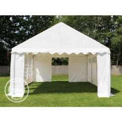 INTENT24.FR INTENT24 4x6 M Tente De Réception/Barnum Blanc Toile De Haute Qualité Env. 500g/m² PVC ECONOMY - Blanc 9 INTENT24.FR INTENT24 4x6 M Tente De Réception/Barnum Blanc Toile De Haute Qualité Env. 500g/m² PVC ECONOMY - Blanc -Tente de réception Soldes 3870972 3