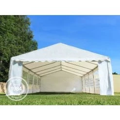 INTENT24.FR INTENT24 6x12 M Tente De Réception/Barnum Blanc Toile De Haute Qualité Env. 500g/m² PVC ECONOMY - Blanc 9 INTENT24.FR INTENT24 6x12 M Tente De Réception/Barnum Blanc Toile De Haute Qualité Env. 500g/m² PVC ECONOMY - Blanc -Tente de réception Soldes 3871024 3
