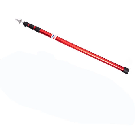 ASUPERMALL Poteau De Tente En Alliage D'Aluminium Epaissi, Poteau De Support De Tente Exterieur Telescopique Reglable, 2,3 M, Rouge, 1 Piece 3 ASUPERMALL Poteau De Tente En Alliage D'Aluminium Epaissi, Poteau De Support De Tente Exterieur Telescopique Reglable, 2,3 M, Rouge, 1 Piece