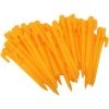 BARES 40 Piquets De Tente De Jardin En Plastique Jaune De 5,7 Po