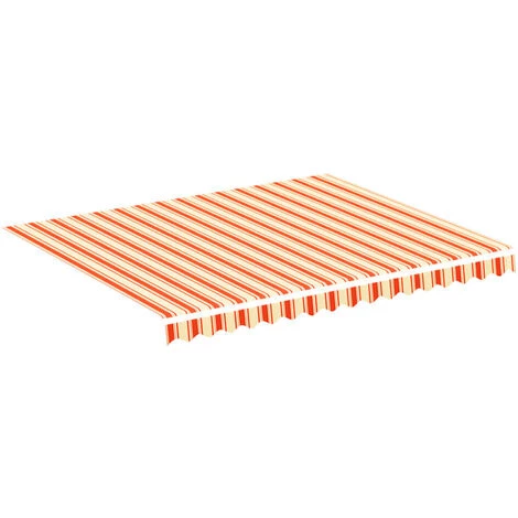 ASUPERMALL Tissu De Remplacement Pour Auvent Jaune Et Orange 3x2,5 M 4 ASUPERMALL Tissu De Remplacement Pour Auvent Jaune Et Orange 3x2,5 M - Image 2