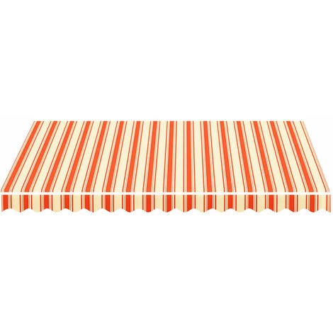 ASUPERMALL Tissu De Remplacement Pour Auvent Jaune Et Orange 3x2,5 M 6 ASUPERMALL Tissu De Remplacement Pour Auvent Jaune Et Orange 3x2,5 M - Image 4