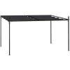 ASUPERMALL Belvedere Avec Toit Retractable 400x300x233 Cm Anthracite -Tente de réception Soldes 39744303 1